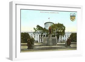 State Capitol, Columbus, Ohio-null-Framed Art Print