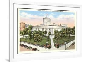 State Capitol, Columbus, Ohio-null-Framed Premium Giclee Print