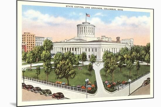 State Capitol, Columbus, Ohio-null-Mounted Premium Giclee Print