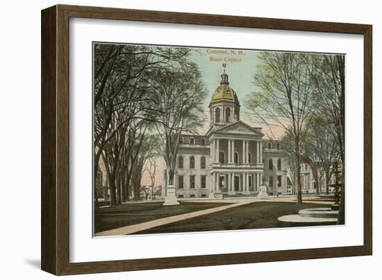 State Capitol, Concord, New Hampshire-null-Framed Art Print