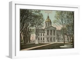 State Capitol, Concord, New Hampshire-null-Framed Art Print