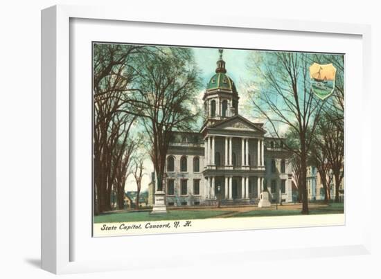 State Capitol, Concord, New Hampshire-null-Framed Art Print