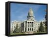 State Capitol, Denver, Colorado, USA-Ethel Davies-Framed Stretched Canvas