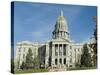 State Capitol, Denver, Colorado, USA-Ethel Davies-Stretched Canvas