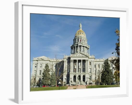 State Capitol, Denver, Colorado, USA-Ethel Davies-Framed Photographic Print