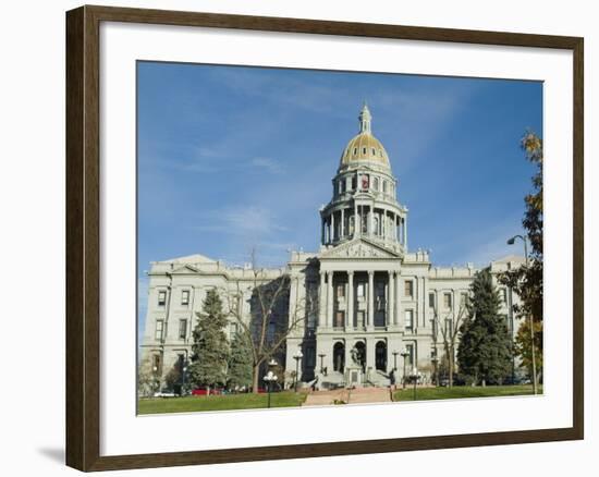 State Capitol, Denver, Colorado, USA-Ethel Davies-Framed Photographic Print