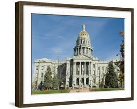 State Capitol, Denver, Colorado, USA-Ethel Davies-Framed Photographic Print