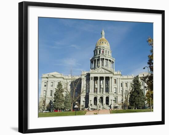 State Capitol, Denver, Colorado, USA-Ethel Davies-Framed Photographic Print