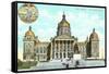 State Capitol, Des Moines, Iowa-null-Framed Stretched Canvas