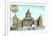 State Capitol, Des Moines, Iowa-null-Framed Art Print