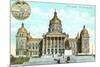 State Capitol, Des Moines, Iowa-null-Mounted Art Print