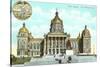 State Capitol, Des Moines, Iowa-null-Stretched Canvas