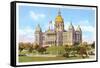 State Capitol, Des Moines, Iowa-null-Framed Stretched Canvas