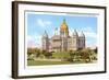 State Capitol, Des Moines, Iowa-null-Framed Art Print