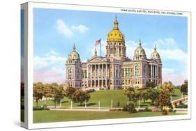 State Capitol, Des Moines, Iowa-null-Stretched Canvas