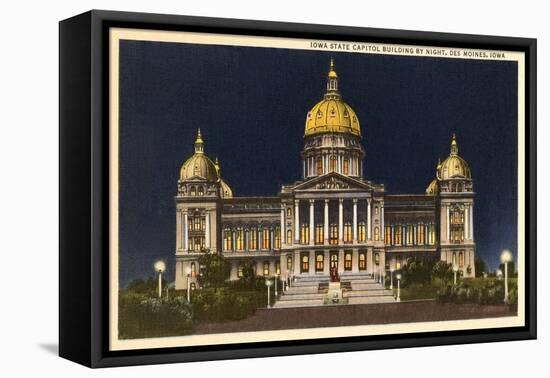 State Capitol, Des Moines, Iowa-null-Framed Stretched Canvas