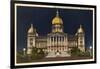 State Capitol, Des Moines, Iowa-null-Framed Art Print