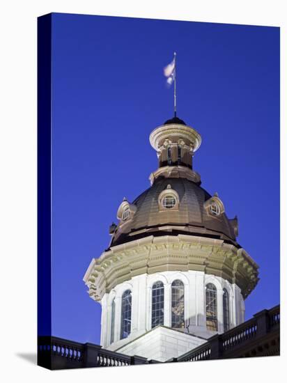 State Capitol Dome, Columbia, South Carolina, United States of America, North America-Richard Cummins-Stretched Canvas