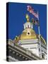 State Capitol Dome, Concord, New Hampshire, New England, United States of America, North America-Richard Cummins-Stretched Canvas