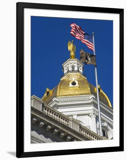 State Capitol Dome, Concord, New Hampshire, New England, United States of America, North America-Richard Cummins-Framed Photographic Print