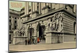 State Capitol Entrance, Harrisburg-null-Mounted Art Print