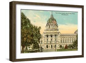 State Capitol, Harrisburg, Pennsylvania-null-Framed Art Print