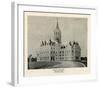 State Capitol, Hartford, Connecticut, c.1893-null-Framed Art Print