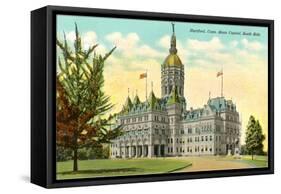 State Capitol, Hartford, Connecticut-null-Framed Stretched Canvas