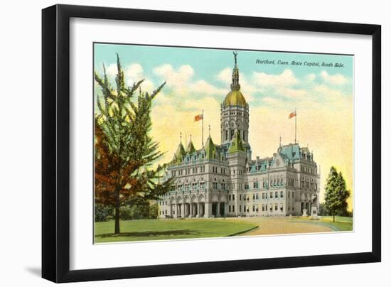 State Capitol, Hartford, Connecticut-null-Framed Art Print