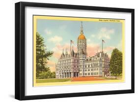 State Capitol, Hartford, Connecticut-null-Framed Art Print