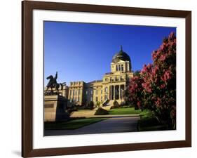 State Capitol in Helena, Montana, USA-Chuck Haney-Framed Photographic Print