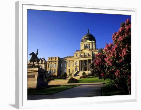 State Capitol in Helena, Montana, USA-Chuck Haney-Framed Photographic Print