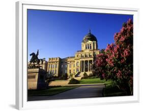 State Capitol in Helena, Montana, USA-Chuck Haney-Framed Photographic Print