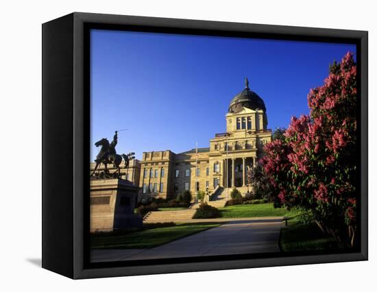 State Capitol in Helena, Montana, USA-Chuck Haney-Framed Stretched Canvas