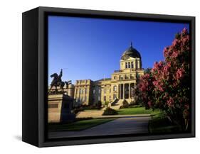 State Capitol in Helena, Montana, USA-Chuck Haney-Framed Stretched Canvas