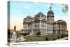 State Capitol, Indianapolis, Indiana-null-Stretched Canvas