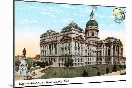 State Capitol, Indianapolis, Indiana-null-Mounted Art Print