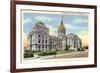 State Capitol, Indianapolis, Indiana-null-Framed Art Print