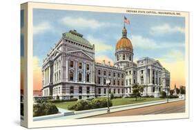 State Capitol, Indianapolis, Indiana-null-Stretched Canvas