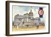 State Capitol, Indianapolis-null-Framed Art Print