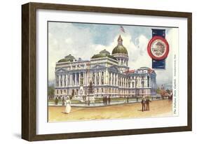 State Capitol, Indianapolis-null-Framed Art Print