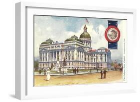 State Capitol, Indianapolis-null-Framed Art Print