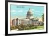 State Capitol, Jefferson City, Missouri-null-Framed Art Print