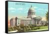 State Capitol, Jefferson City, Missouri-null-Framed Stretched Canvas