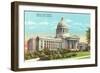 State Capitol, Jefferson City, Missouri-null-Framed Art Print