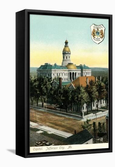 State Capitol, Jefferson City, Missouri-null-Framed Stretched Canvas