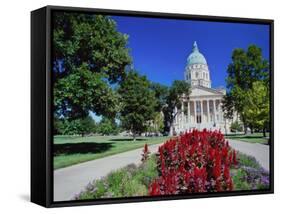 State Capitol, Kansas, USA-null-Framed Stretched Canvas