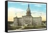 State Capitol, Lansing, Michigan-null-Framed Stretched Canvas