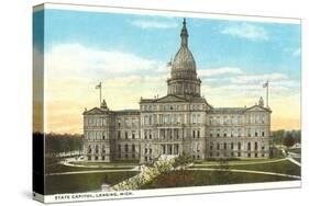 State Capitol, Lansing, Michigan-null-Stretched Canvas