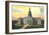 State Capitol, Lansing, Michigan-null-Framed Art Print